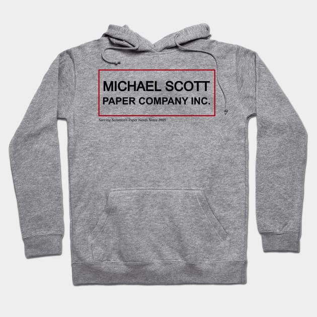 Michael Scott Paper Company Hoodie by Secnev